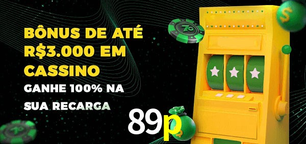89p melhor bônus de depósito